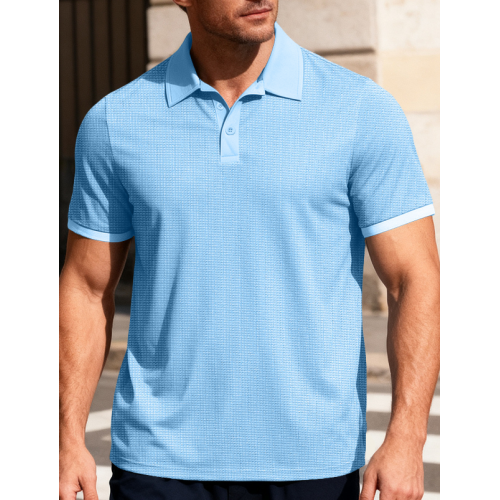 High-Quality Custom Men's Short-Sleeve Shirt Factory ODM Casual Fashion Solid Color Knitted Fabric Print Pattern Polo Shirts High-Quality Custom Men's Short-Sleeve Shirt Factory ODM Casual Fashion Solid Color Knitted Fabric Print Pattern Polo Shirts