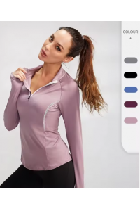 Dropshipping Women's Equestrian Long Sleeve Performance Riding Shirt
