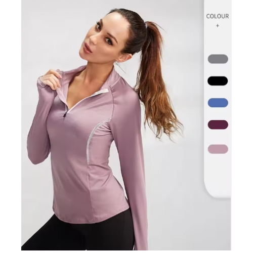Dropshipping Women's Equestrian Long Sleeve Performance Riding Shirt