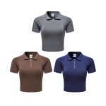 Clothing Manufacturer Wholesale Women's T-Shirt Polo Collar Cotton T-Shirt Clothing Manufacturer Wholesale Women's T-Shirt Polo Collar Cotton T-Shirt