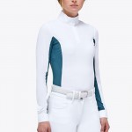 Professional Manufacturer Custom Equestrian Apparel Women's Competition & Training Breathable Riding Shirt