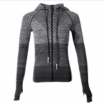 Women Sport coats Yoga Running Zipper Fitness Tracksuits Training Coat Long Sleeve Sweatshirts with hoodies Quick Dry Sportswear