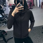 2021 Sports Running Jackets Women Zipper Gym Yoga Outwear Hooded Fitness Training Workout Jogging Sportswear Top Coat
