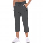 FUNANI Solid Color Capri Pants Women Drawstring High Waist Capri Pants for Women Loose 3/4 Trousers Sports Sweatpants Sportswear FUNANI Solid Color Capri Pants Women Drawstring High Waist Capri Pants for Women Loose 3/4 Trousers Sports Sweatpants Sportswear