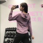 2021 Sports Running Jackets Women Zipper Gym Yoga Outwear Hooded Fitness Training Workout Jogging Sportswear Top Coat