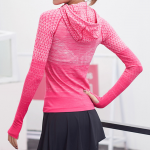 Women Sport coats Yoga Running Zipper Fitness Tracksuits Training Coat Long Sleeve Sweatshirts with hoodies Quick Dry Sportswear